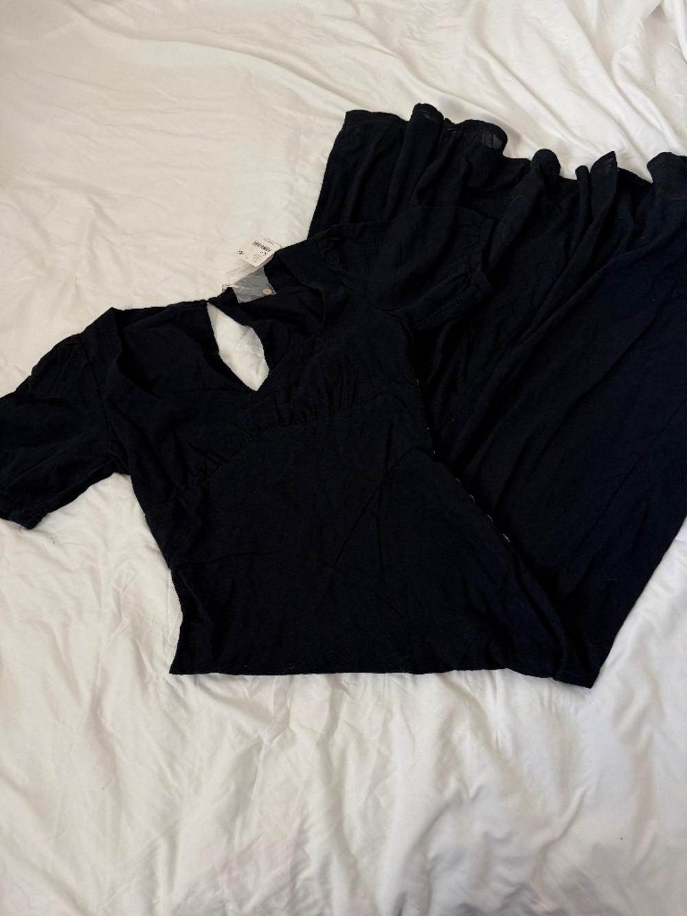 free people catch the light midi dress   size XS  details: -NWT -color: black  -